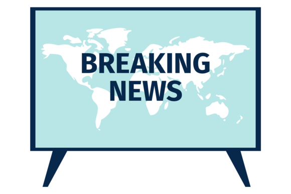 Download Breaking News on Tv Screen. Live Broadca - Live Collection