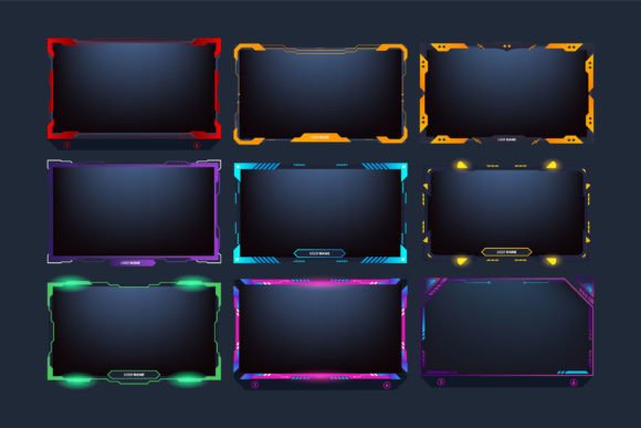 Download Live Game Screen Panel Template Set - Live Collection