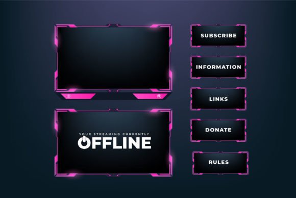 Download Live Gaming Screen Interface Template - Live Collection