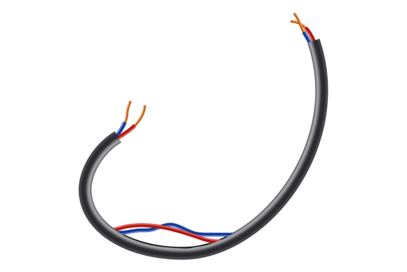 Download Broken Cable. Torn Wire. Electric Networ - Premium Resources