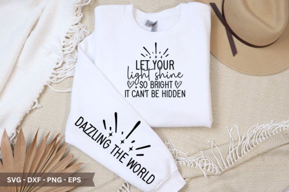 Download Let Your Light Shine Sleeve SVG - Premium Resources