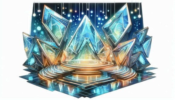 Download Futuristic Neon Stage - Neon stage Collection